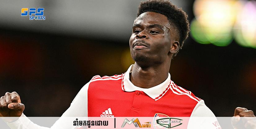 Arsenal ត្រៀមបន្តកុងត្រាថ្មីដល់ Bukayo Saka ដែលនឹងឲ្យគាត់ក្លាយជាកីឡាករដែលមានប្រាក់ខែខ្ពស់បំផុតក្នុងប្រវត្តិសាស្ត្ររបស់ក្លិប