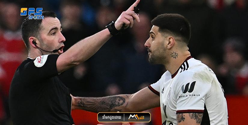  ខ្សែប្រយុទ្ធ Aleksandar Mitrovic របស់ Fulham ត្រូបានពិន័យចំនួន ៨ប្រកួតពីបទប្រព្រឹត្តអំពើហឹង្សាដែលរុញច្រានអាជ្ញាកណ្តាលក្នុងពានរង្វាន់ FA Cup