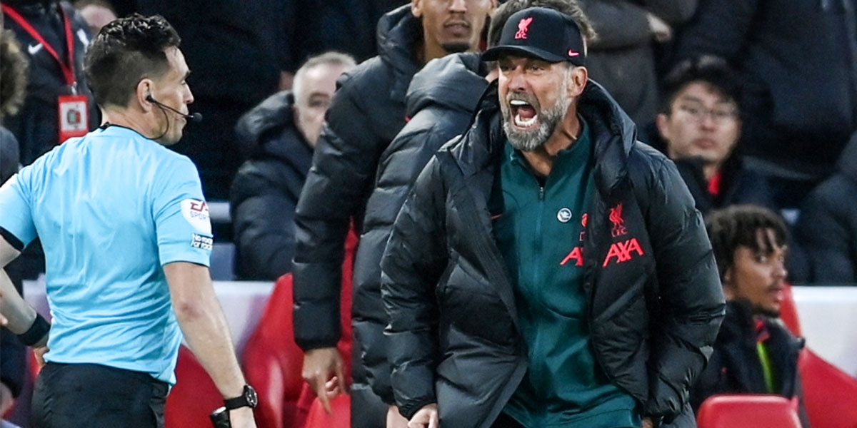 លោក Jurgen Klopp ត្រូវបាន FA ដាក់ពិន័យក្រោយស្រែកដាក់អាជ្ញាកណ្ដាល...